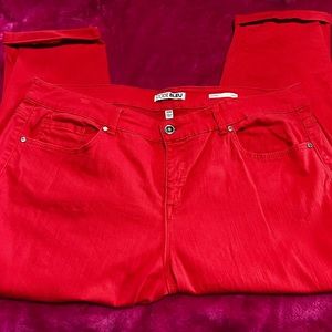 Code Bleu soho crop peach colored pants 20W